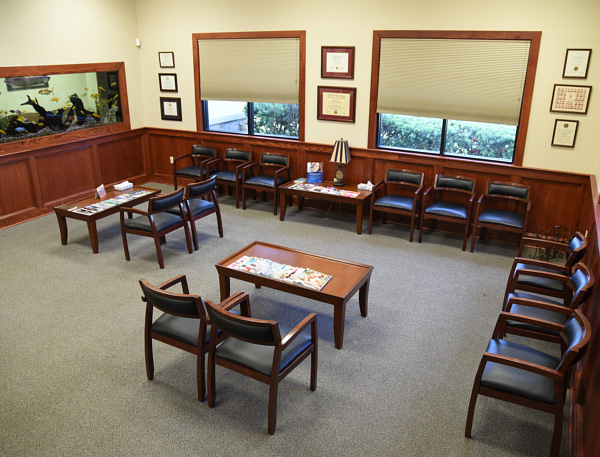 Relax in our comfortable waiting area.